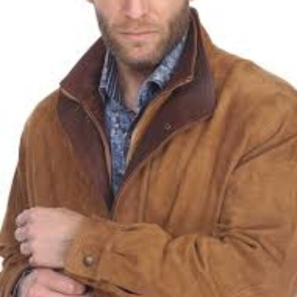 Vintage Wilson's Leather Adventure Bound Flannel Lined Bomber Jacket - Picture 1 of 16